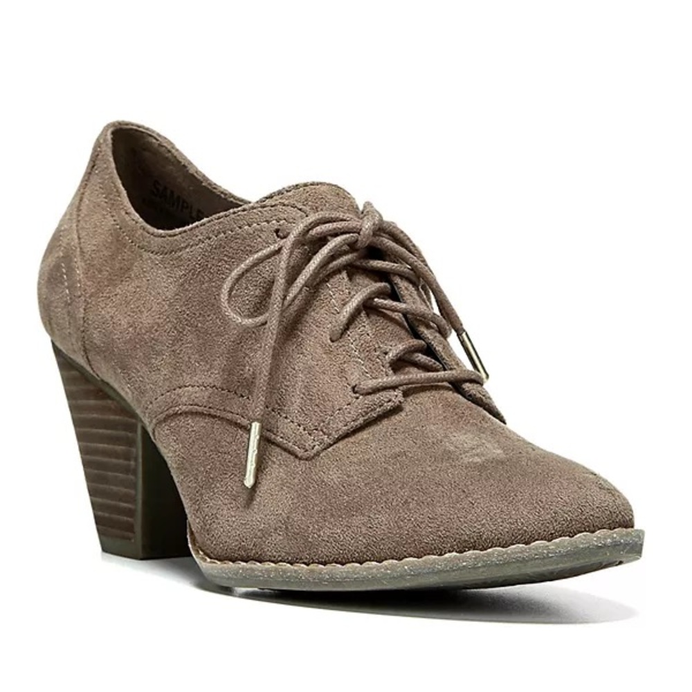 Dr. Scholl’s Cheer Oxford Booties in Taupe
